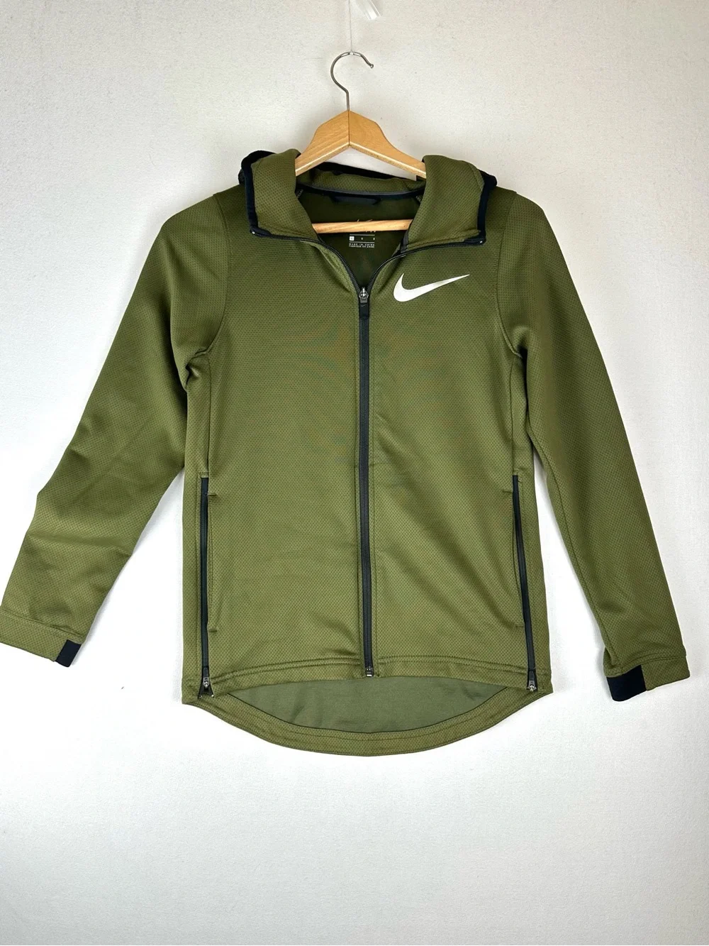 Nike Dri-Fit Full Zip Basketball Hoodie Jacket Kids L Sporty